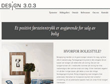Tablet Screenshot of design303.no
